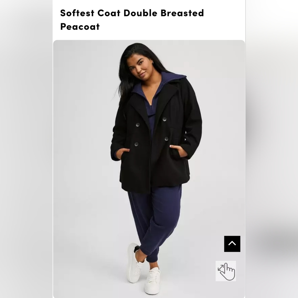 Torrid Peacoat size 0